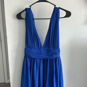 V neck formal dress